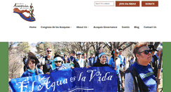 Desktop Screenshot of lasacequias.org